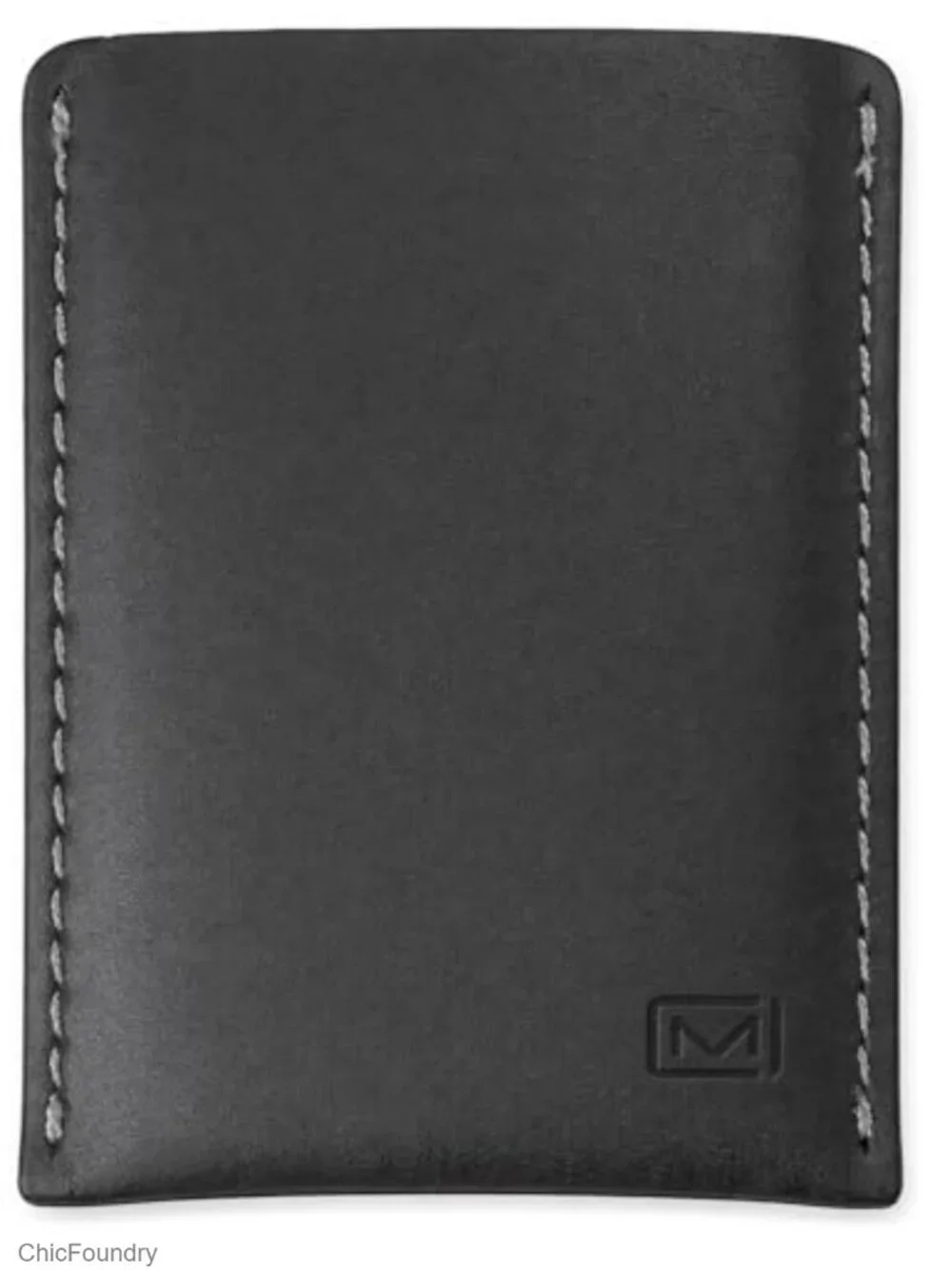 Full Grain Leather Card Holder Slim Minimalist Wallet Front Pocket